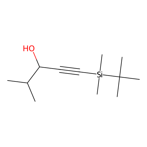 1-Isopropyl-3-(tert-butyldimethylsilyl)-2-propyn-1-ol structure