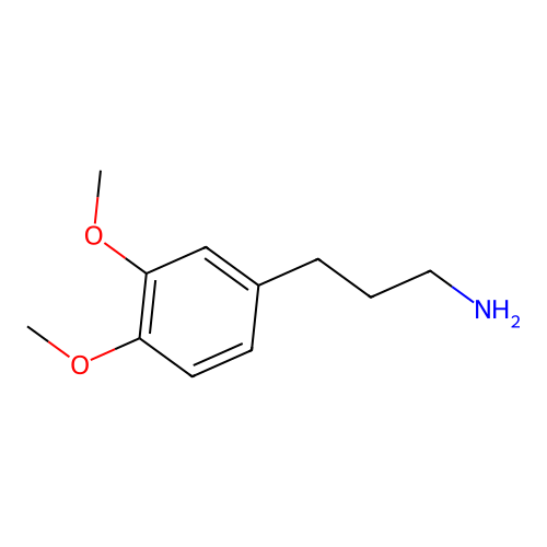3,4-Dimethoxybenzenepropanamine structure