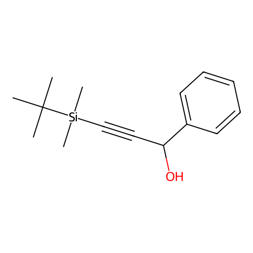 1-Phenyl-3-(tert-butyldimethylsilyl)-2-propyn-1-ol structure
