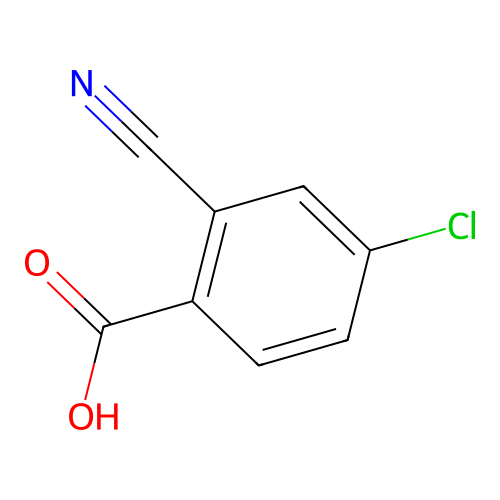 4-Chloro-2-cyanobenzoic acid structure