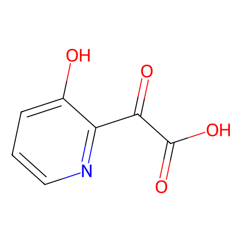 2-(3-Hydroxypyridin-2-yl)-2-oxoacetic acid structure