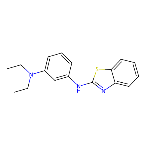 N~3~-(1,3-Benzothiazol-2-yl)-N~1~,N~1~-diethylbenzene-1,3-diamine structure