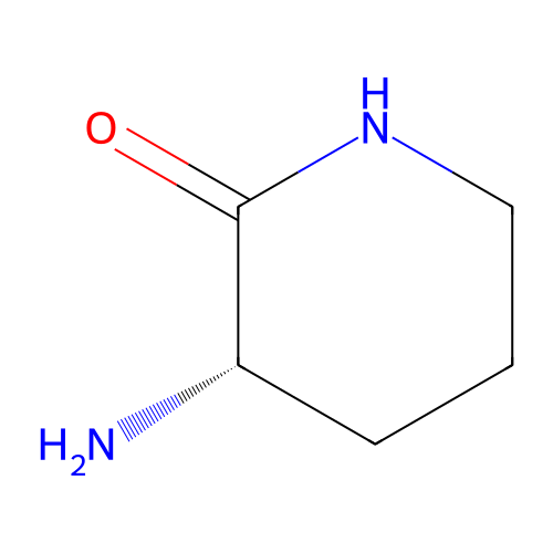 (3S)-3-aminopiperidin-2-one structure