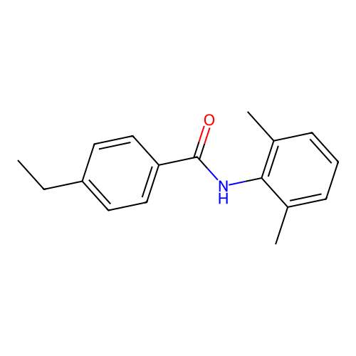 N-(2,6-dimethylphenyl)-4-ethylbenzamide structure