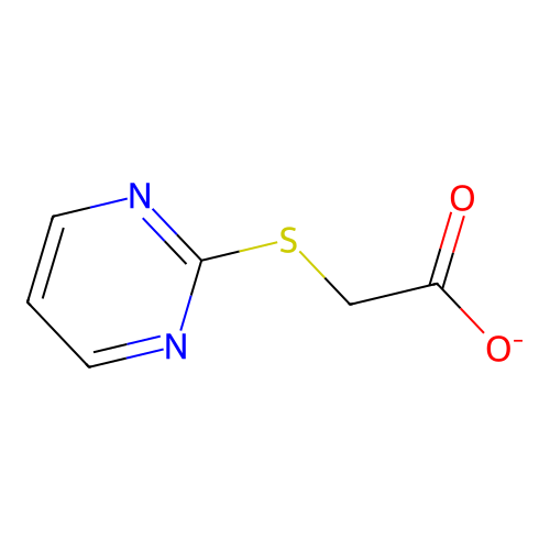 2-Pyrimidin-2-ylsulfanylacetate structure