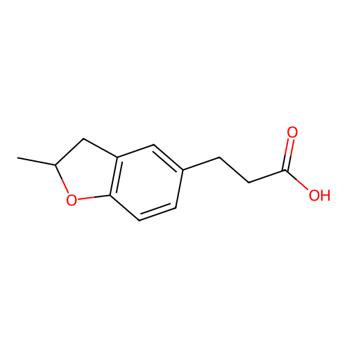 3-(2-Methyl-2,3-dihydro-1-benzofuran-5-yl)propanoic acid structure
