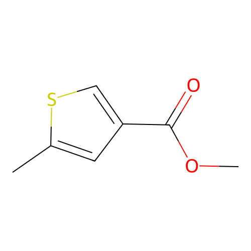 Methyl 5-methylthiophene-3-carboxylate structure