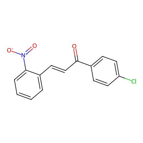 1-(4-Chlorophenyl)-3-(2-nitrophenyl)prop-2-en-1-one structure
