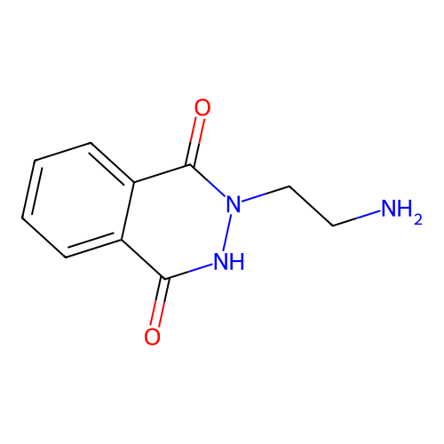 2-(2-Aminoethyl)-2,3-dihydrophthalazine-1,4-dione structure