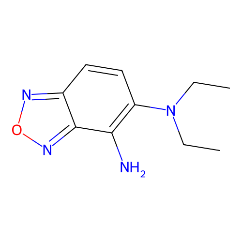 N5,N5-diethylbenzo[c][1,2,5]oxadiazole-4,5-diamine structure