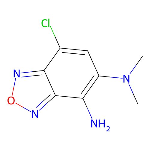 7-chloro-N5,N5-dimethylbenzo[c][1,2,5]oxadiazole-4,5-diamine structure