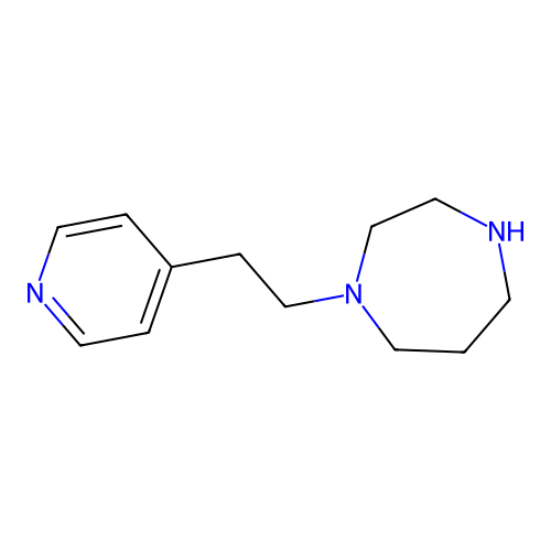 1-(2-Pyridin-4-ylethyl)-1,4-diazepane structure