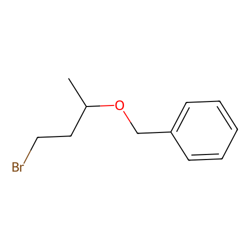 (3-Bromo-1-methylpropoxymethyl)benzene structure