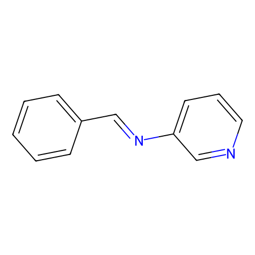 N-(Phenylmethylene)-3-pyridinamine structure