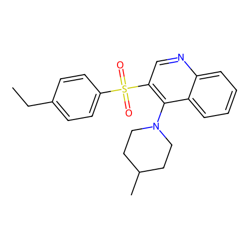 3-(4-Ethylphenyl)sulfonyl-4-(4-methylpiperidin-1-yl)quinoline structure