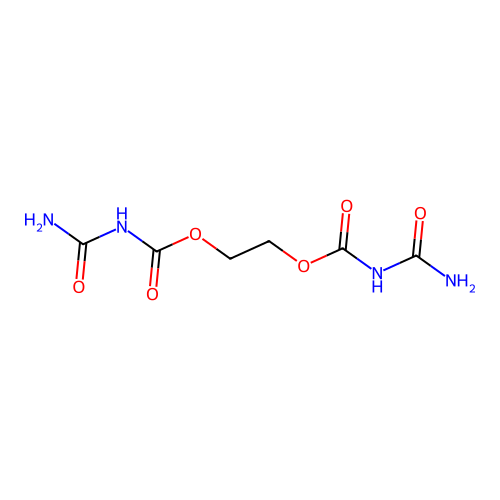 Ethane-1,2-diyl bis(carbamoylcarbamate) structure