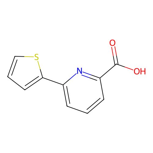 6-Thien-2-ylpyridine-2-carboxylic acid structure