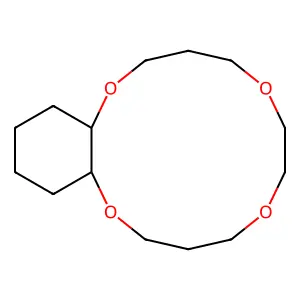 2H,9H-1,5,8,12-Benzotetraoxacyclotetradecin, dodecahydro- structure