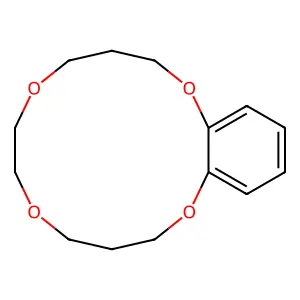 2H,9H-1,5,8,16-Benzotetraoxacyclotetradecin, 3,4,6,7,10,11-hexahydro- structure