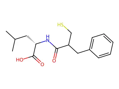 Leucine thiorphan structure