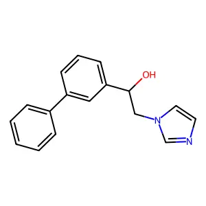 1-(Biphenyl-3-yl)-2-(1h-imidazol-1-yl)ethanol structure