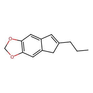 Propylmethylenedioxyindene structure