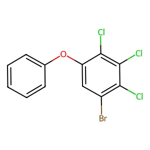 1-Bromo-2,3,4-trichloro-5-phenoxybenzene structure