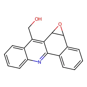 Benz(c)oxireno(a)acridine-11-methanol, 1a,11b-dihydro- structure