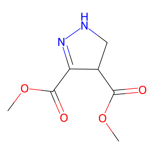 Dimethyl 4,5-dihydro-1h-pyrazole-3,4-dicarboxylate structure