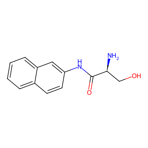 L-Serine beta-naphthylamide structure