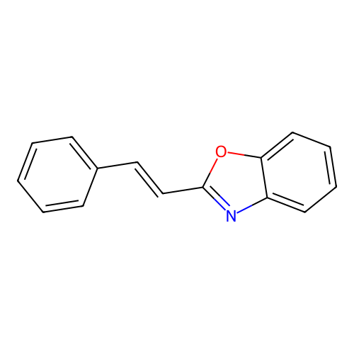 2-Styrylbenzoxazole structure