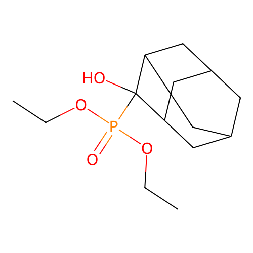 (2-Hydroxy-adamantan-2-YL)-phosphonic acid diethyl ester structure