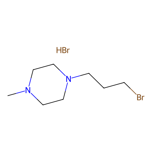 1-(3-Bromopropyl)-4-methylpiperazine hydrobromide structure