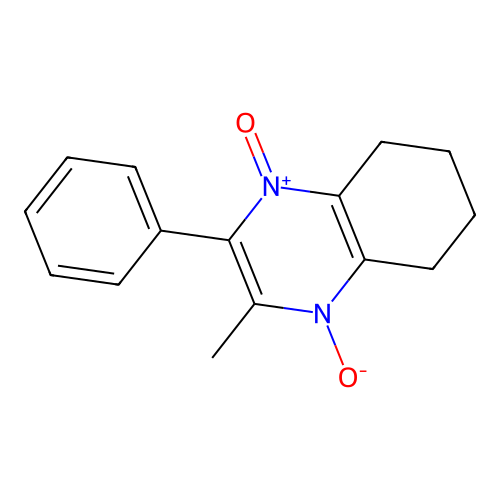 Quinoxaline, 5,6,7,8-tetrahydro-2-methyl-3-phenyl-, 1,4-dioxide structure