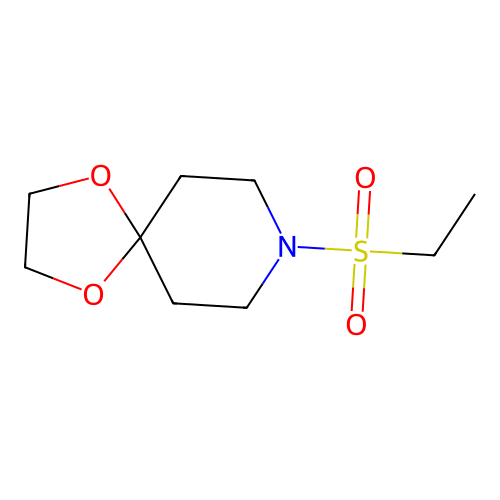 8-Ethylsulfonyl-1,4-dioxa-8-azaspiro[4.5]decane structure