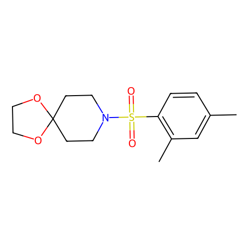 8-(2,4-Dimethylphenyl)sulfonyl-1,4-dioxa-8-azaspiro[4.5]decane structure