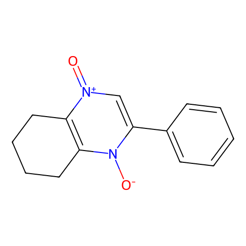 Quinoxaline, 5,6,7,8-tetrahydro-2-phenyl-, 1,4-dioxide structure