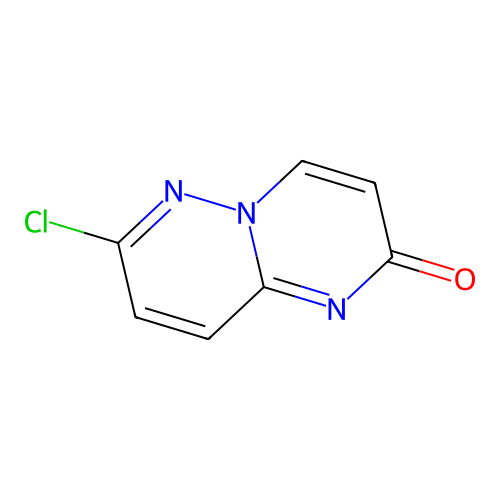 7-chloro-2H-pyrimido(1,2-b)pyridazin-2-one structure