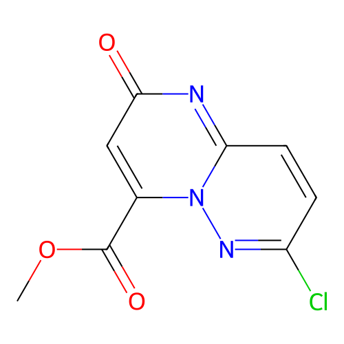 methyl 7-chloro-2-oxo-2H-pyrimido[1,2-b]pyridazine-4-carboxylate structure