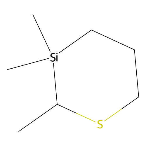 2,3,3-Trimethyl-1,3-thiasilinane structure