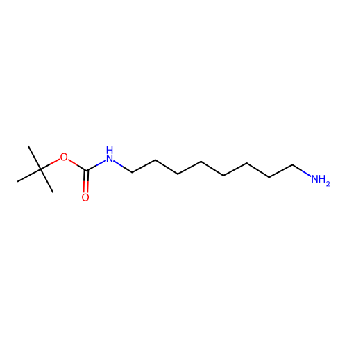 Tert-butyl (8-aminooctyl)carbamate structure