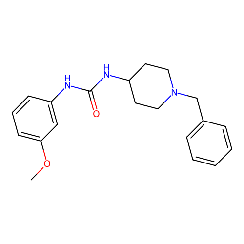 1-(1-Benzylpiperidin-4-yl)-3-(3-methoxyphenyl)urea structure