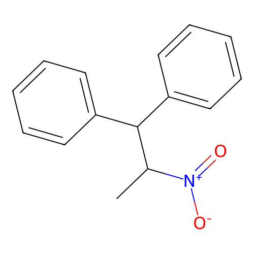 (2-Nitro-1-phenylpropyl)benzene structure