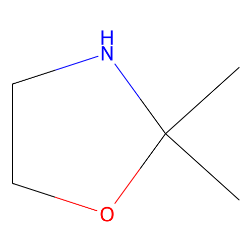 2,2-Dimethyl-oxazolidine structure