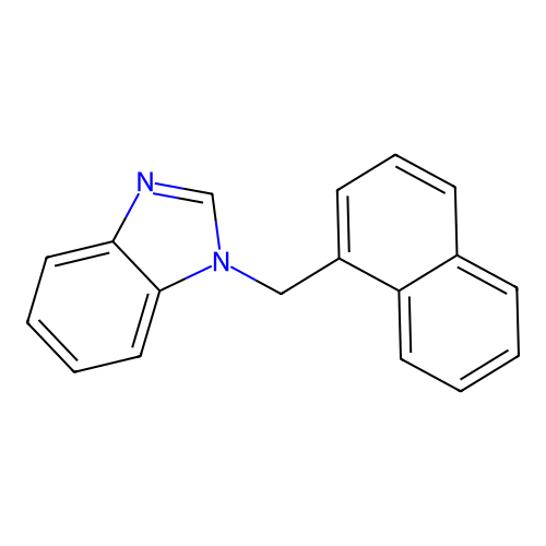 1-[(naphthalen-1-yl)methyl]-1H-1,3-benzodiazole structure