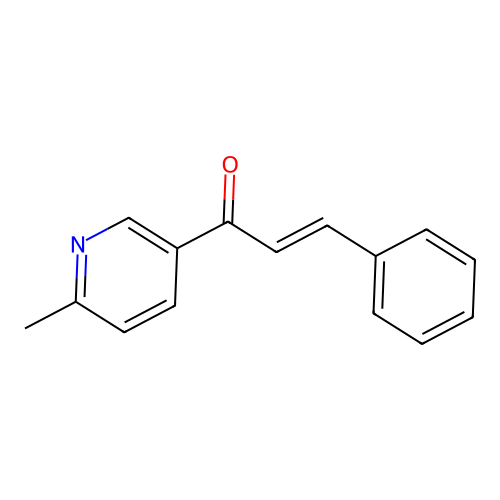 1-(6-Methylpyridin-3-yl)-3-phenylprop-2-en-1-one structure