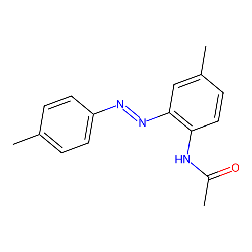 Acetamide, N-[4-methyl-2-[(4-methylphenyl)azo]phenyl]- structure