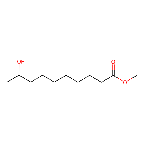 Methyl 9-hydroxydecanoate structure