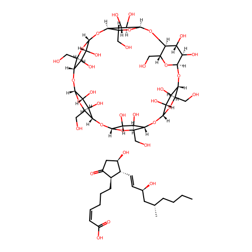 Limaprost alfadex structure