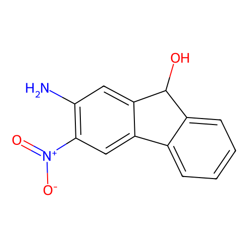 2-Amino-3-nitro-9h-fluoren-9-ol structure